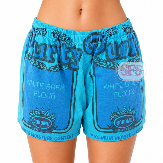 Flourbag Supa Shorts Turquoise