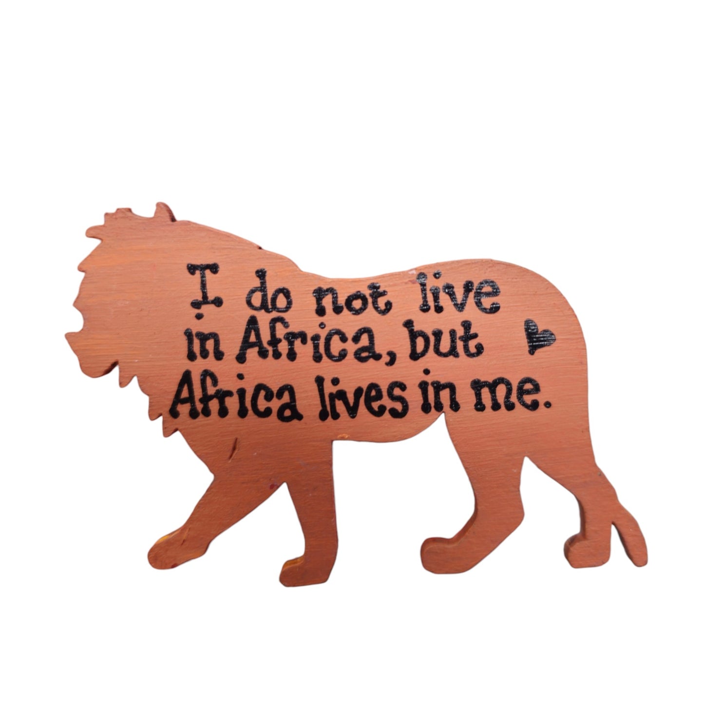 Hand-Painted Lion Magnet