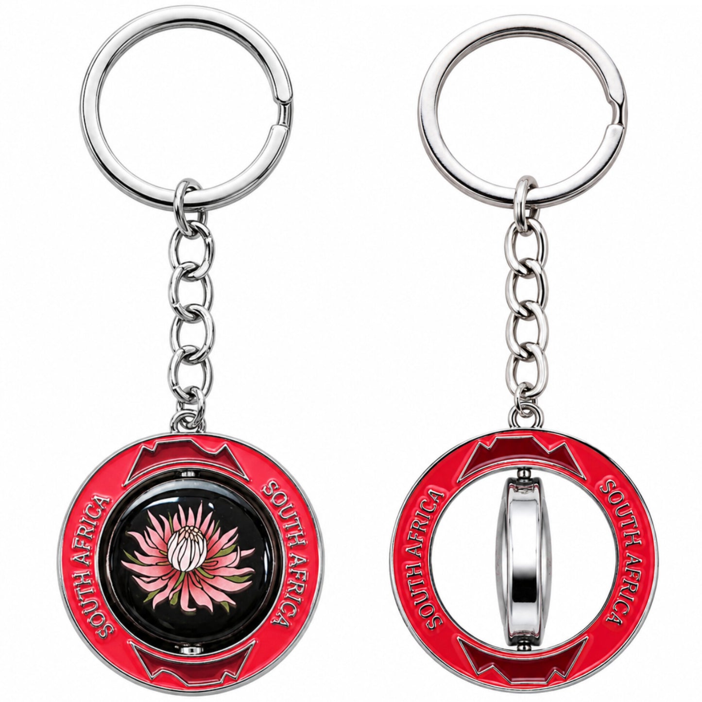 Spinning Keyring Protea