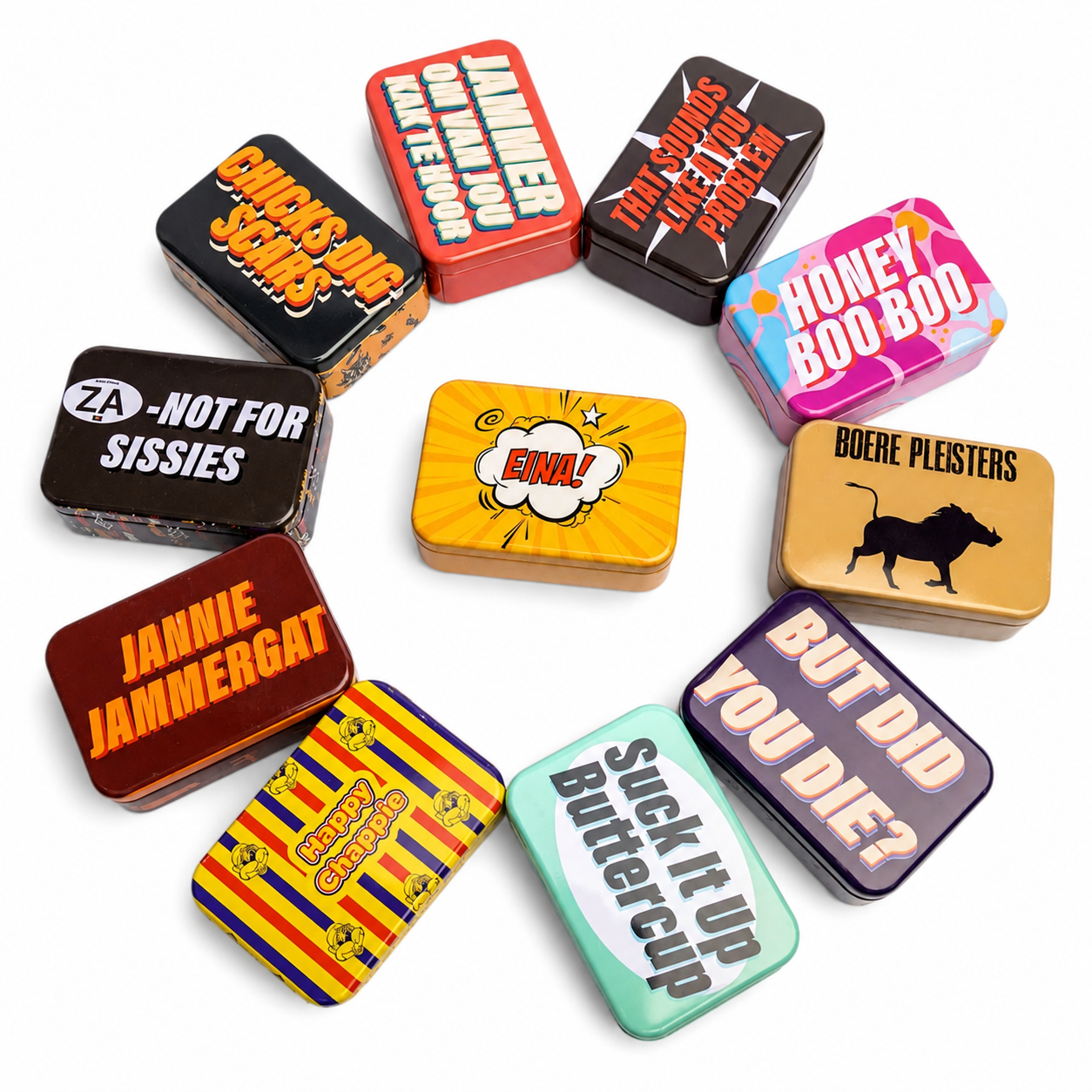 SA Novelty Plaster Tin Range – 30 Plasters - Sharon's Factory Shop