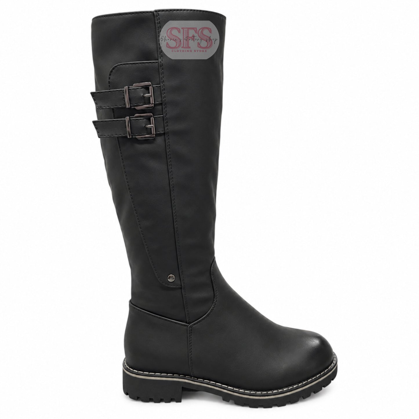 A3 Black Long Boot