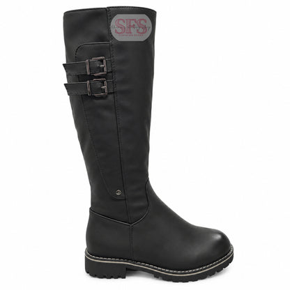 A3 Black Long Boot