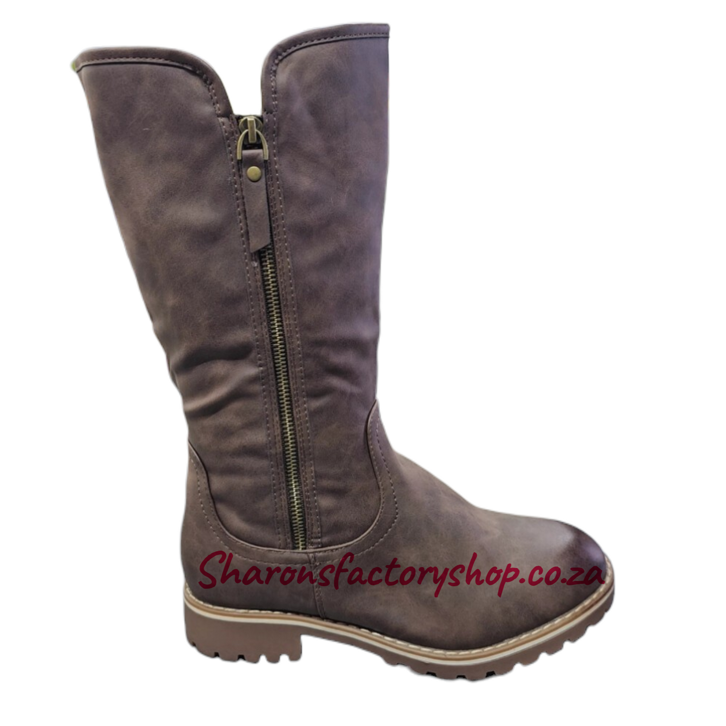 A2 Mid Size Coffee Boot