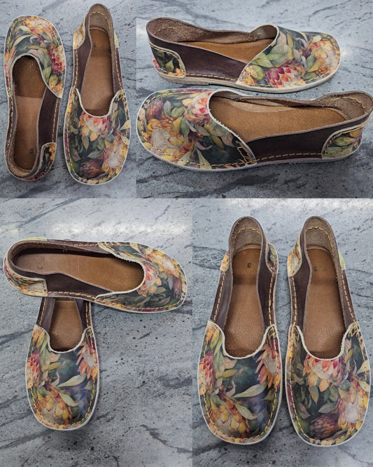 Lily - Full Grain Genuine Leather Protea Vellies