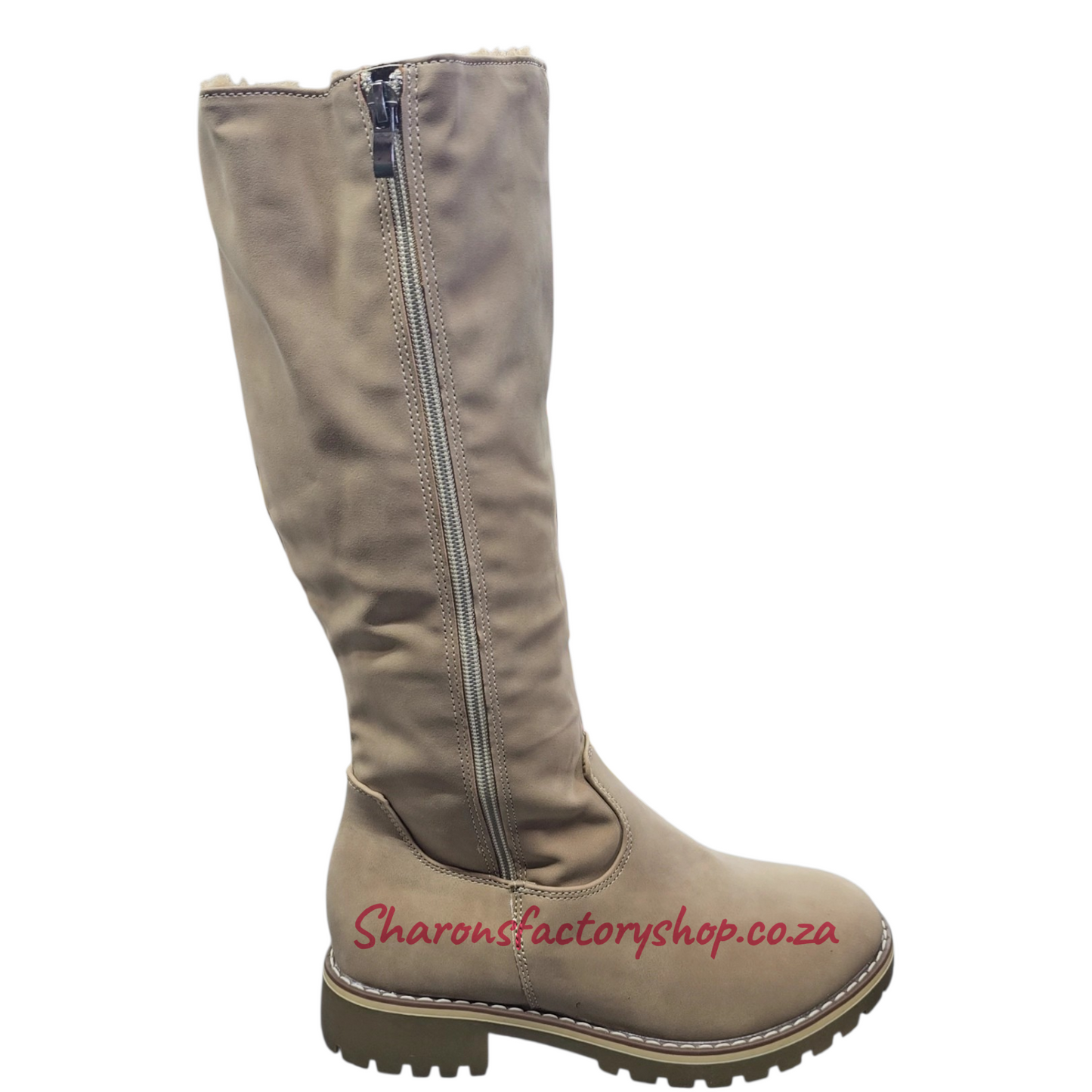 HD231  Khaki Long Boots