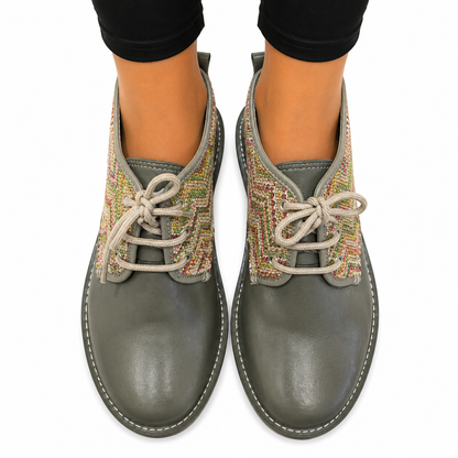 Green Lace Up Veldskoen | Vellies