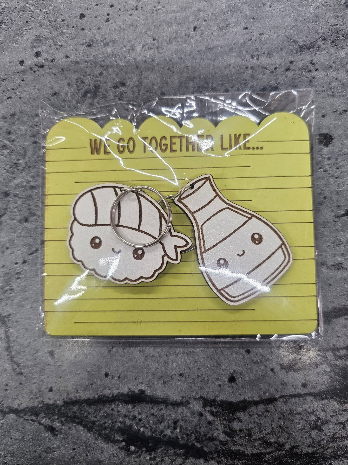 We Go Together Keyrings