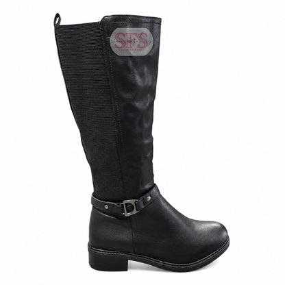 A85-1 Black Stretch Boot