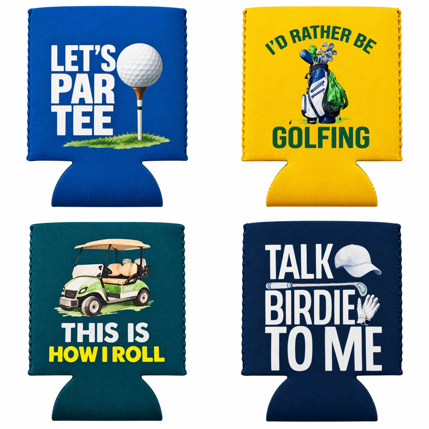 Golf Parody Neoprene Can Cozy
