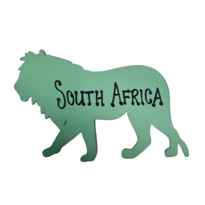 Hand-Painted Lion Magnet