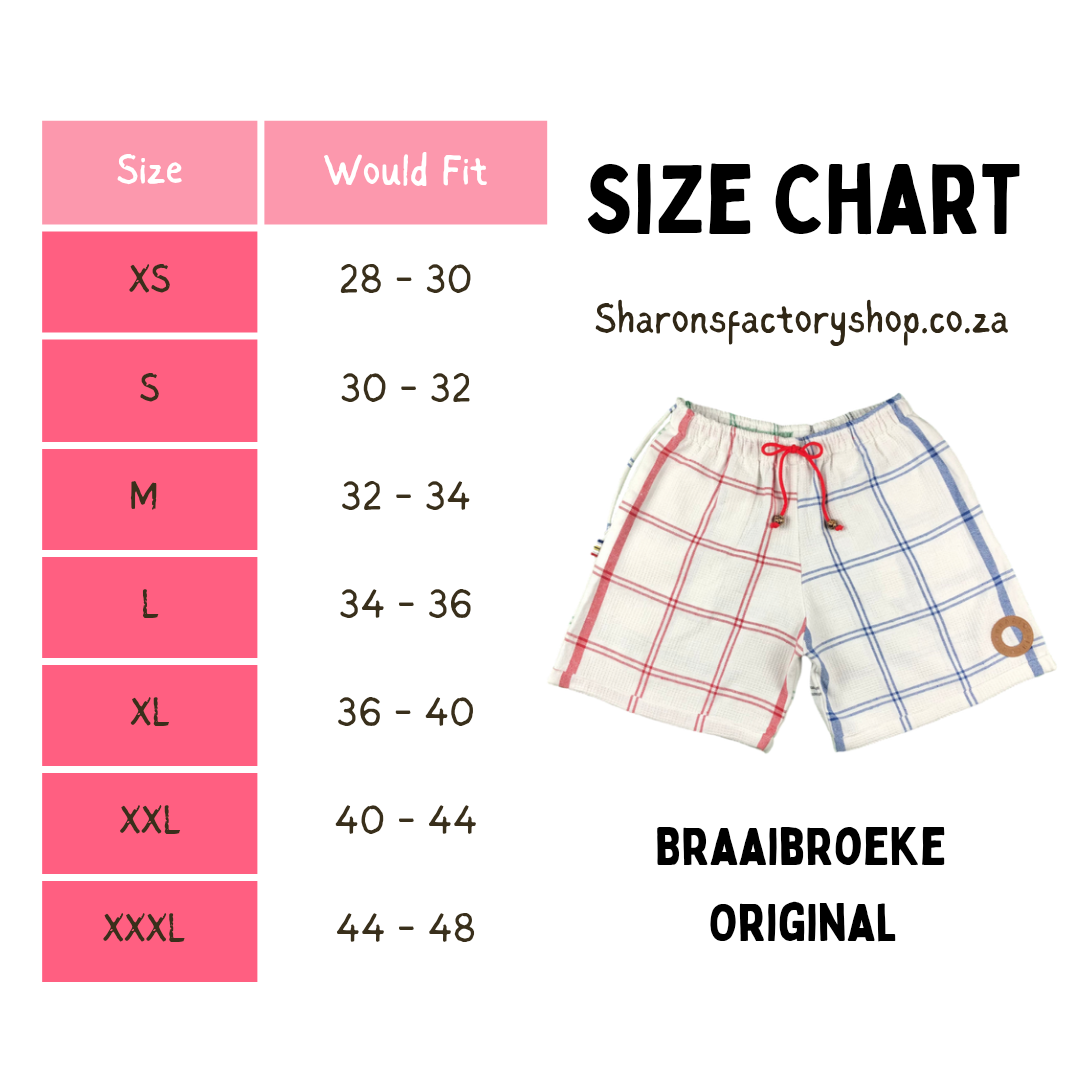 Braaibroeke Unisex Adult Shorts