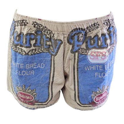 Khaki Unisex Flourbag Supa Shorts | Meelbroeke