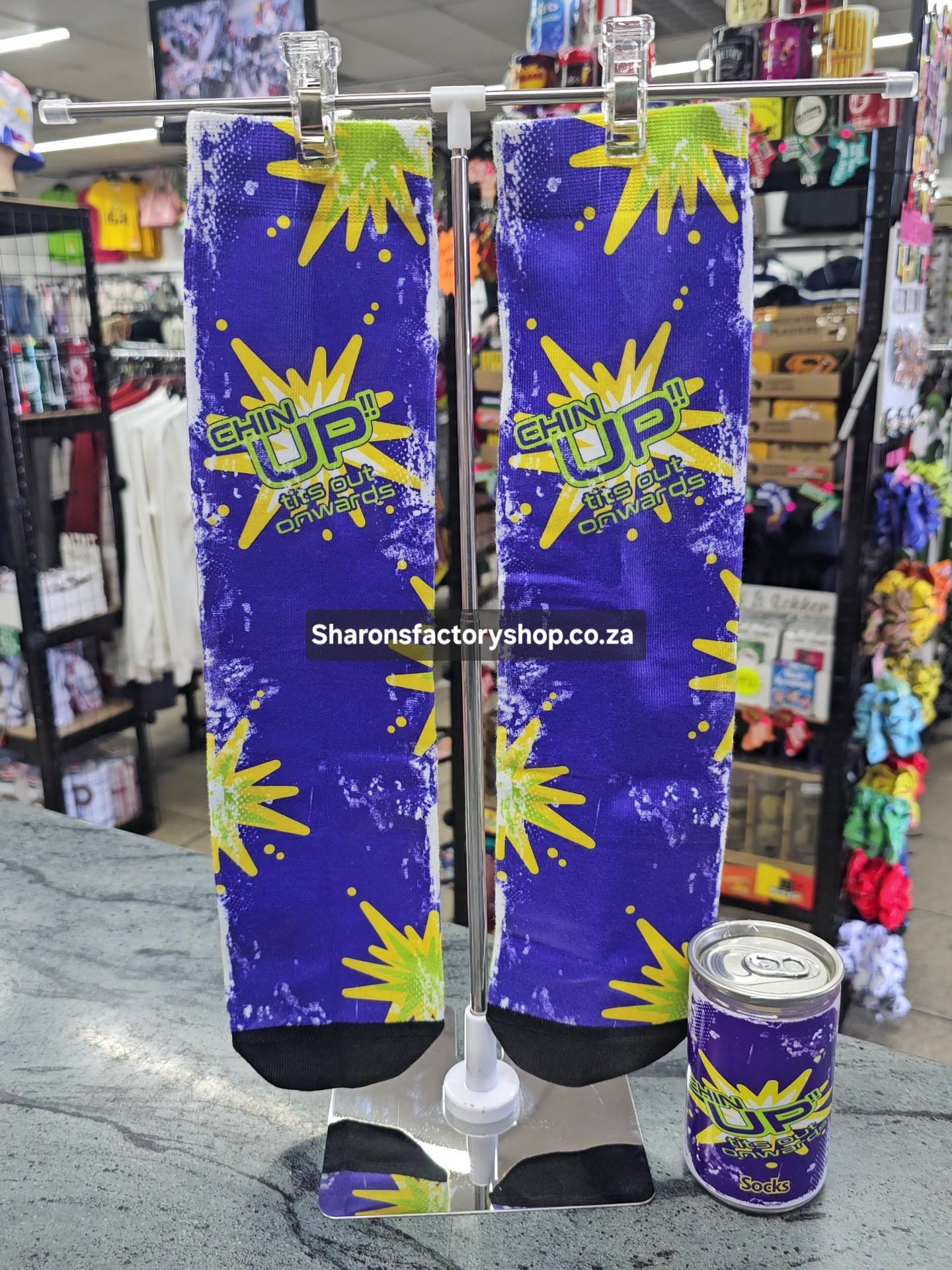 Cheeky Adult Sublimation Can Socks