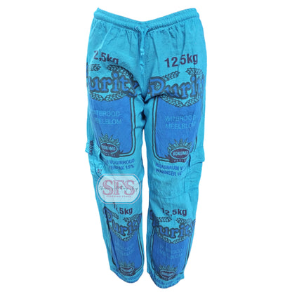 Turquoise Unisex Flourbag Cargos | Meelbroeke