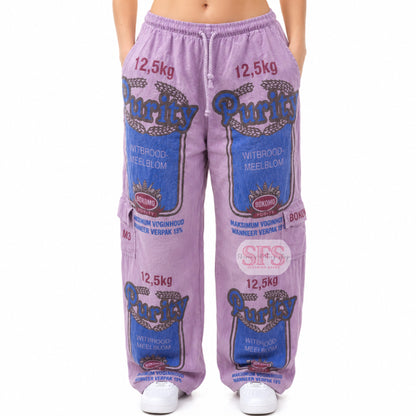 Lilac Unisex Flourbag Cargos | Meelbroeke