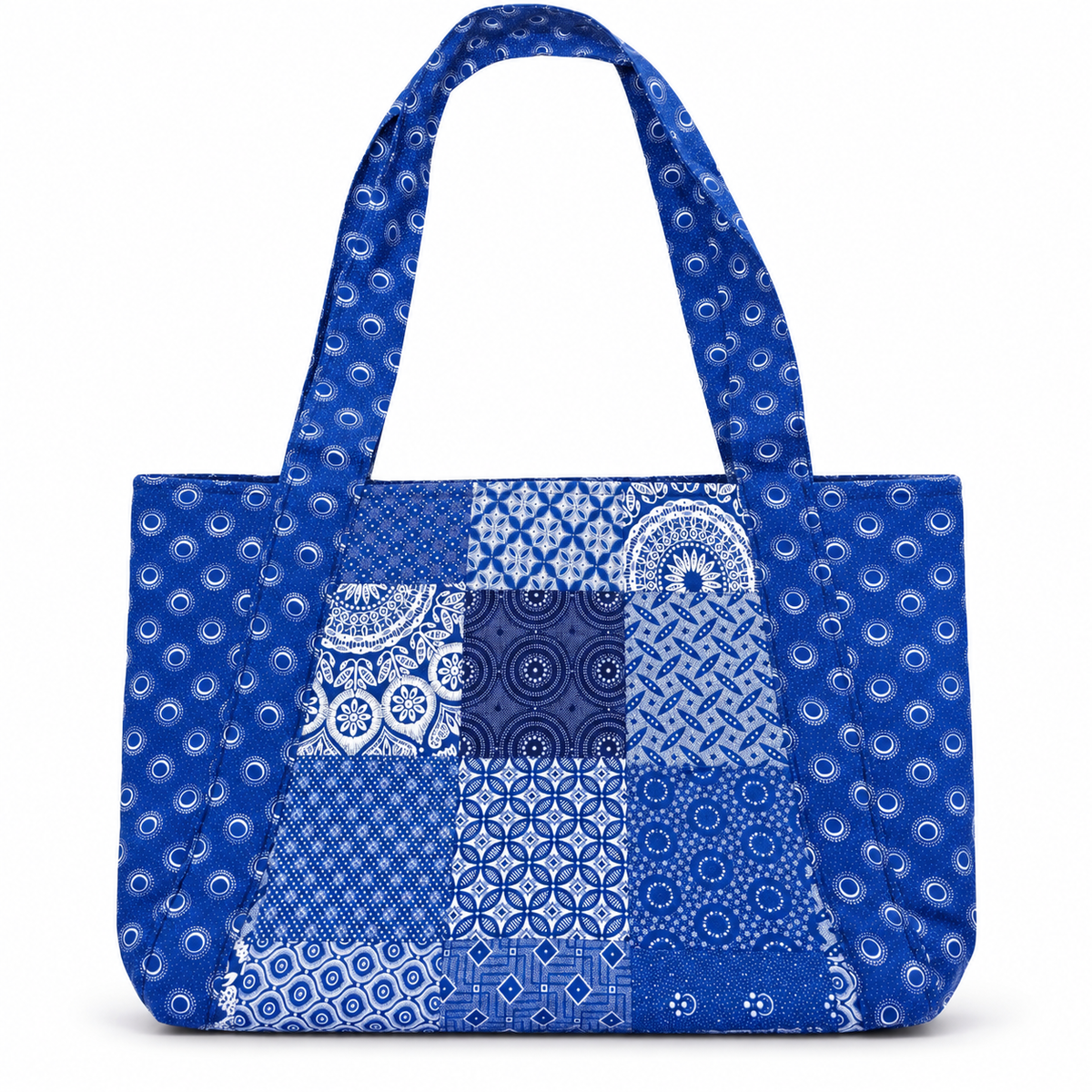 Indigo Shweshwe Patchwork Tote Bag