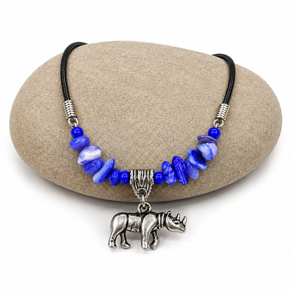 African Wildlife Gemstone Necklace - Sharon's Factory Shop