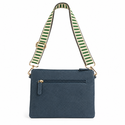 Escape Aqua Flat Crossbody Pouch Bag