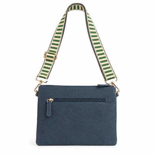Escape Aqua Flat Crossbody Pouch Bag