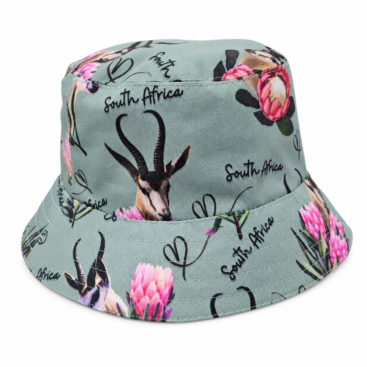Springbok/Protea Bucket Hat