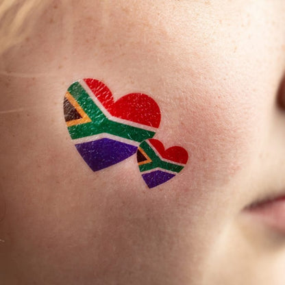 Official Springbok Supporter Temporary Tattoos