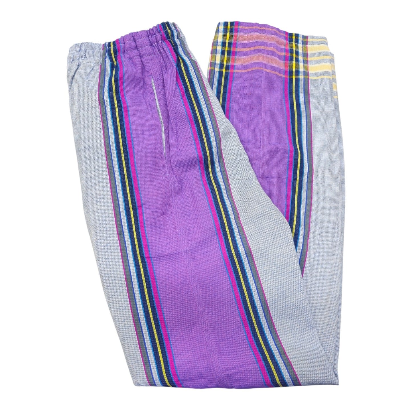 (XL) Blue & Purple Kikoy Unisex Pants