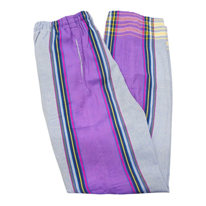 (XL) Blue & Purple Kikoy Unisex Pants