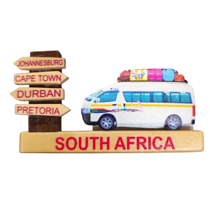 SA Destination Wood Magnets