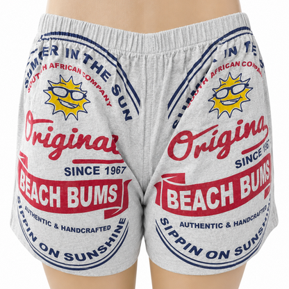 Grey Beach Bums Supa Shorts