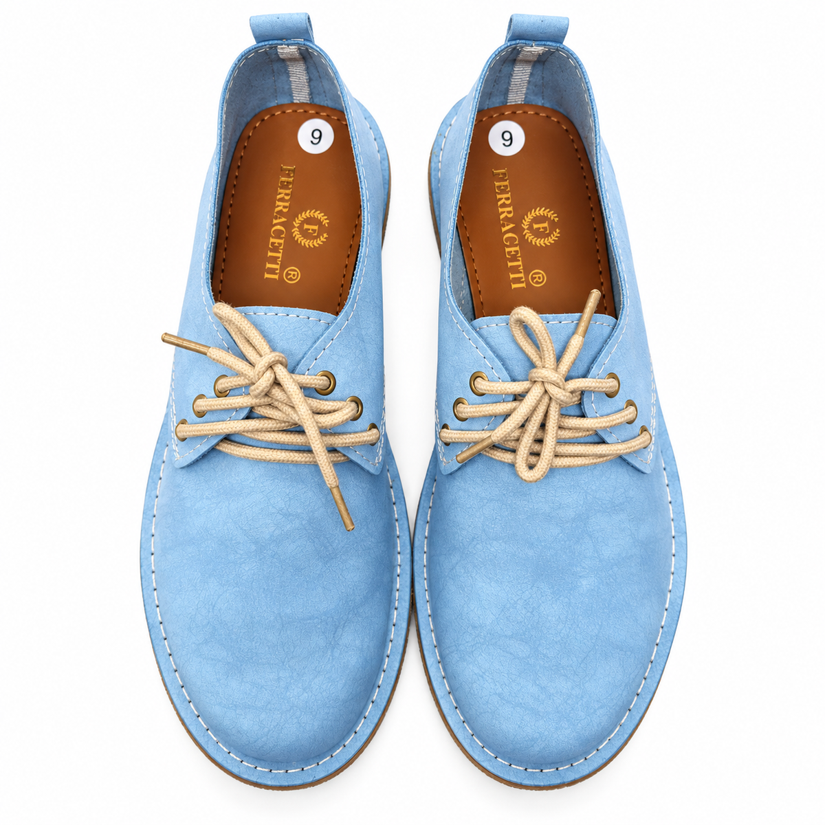 Baby Blue TO11 Lace Up Veldskoen | Vellies