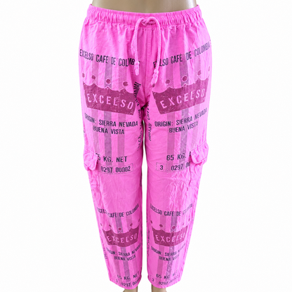 Pink Excelso Flourbag Cargos| Meelbroeke