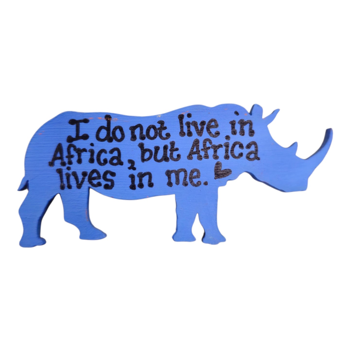 Hand-Painted Rhino Magnet