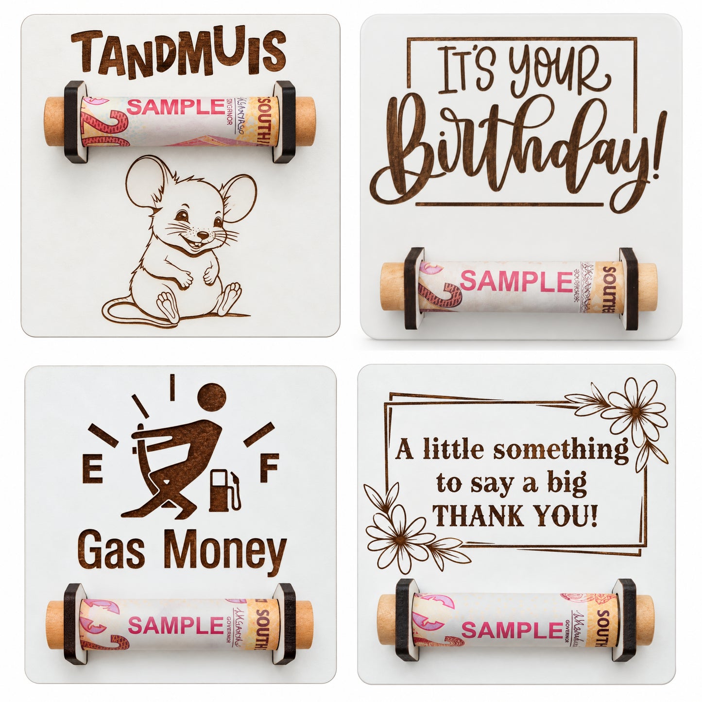 Laser-Cut Reusable Gift Cards