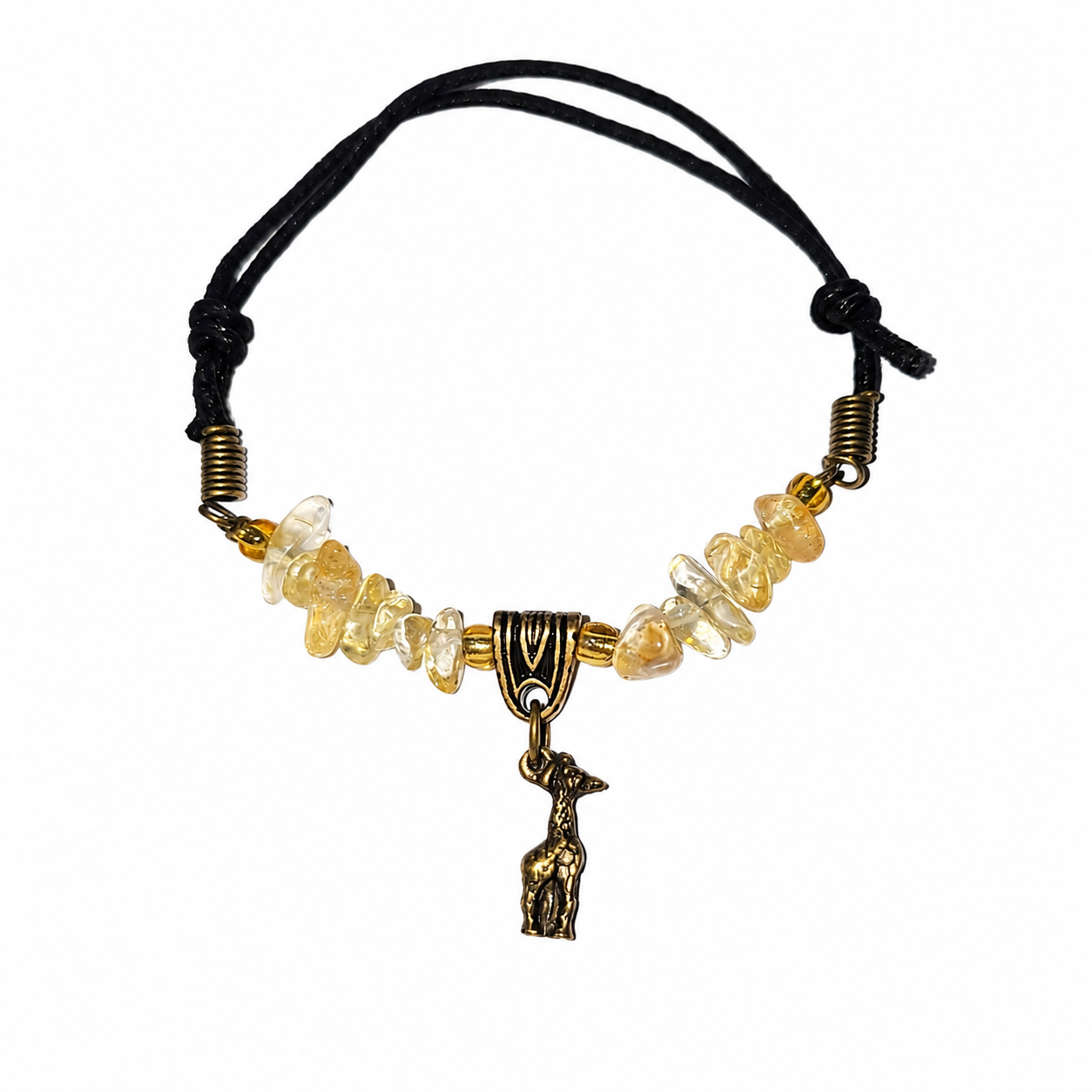 African Wildlife Gemstone Bracelet
