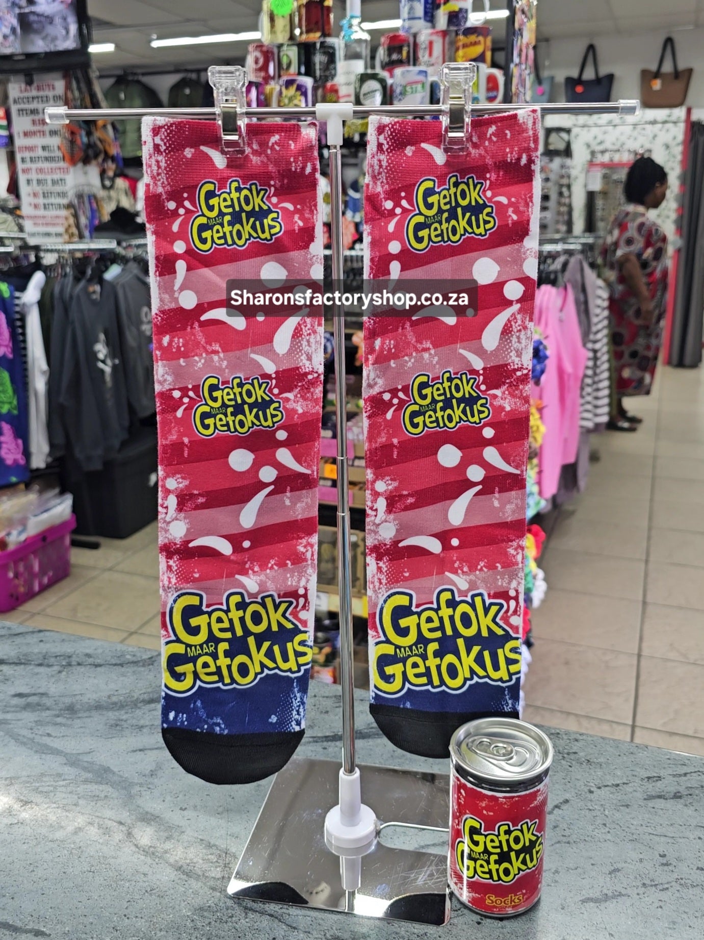 Cheeky Adult Sublimation Can Socks