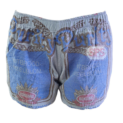 Grey Unisex Flourbag Supa Shorts | Meelbroeke