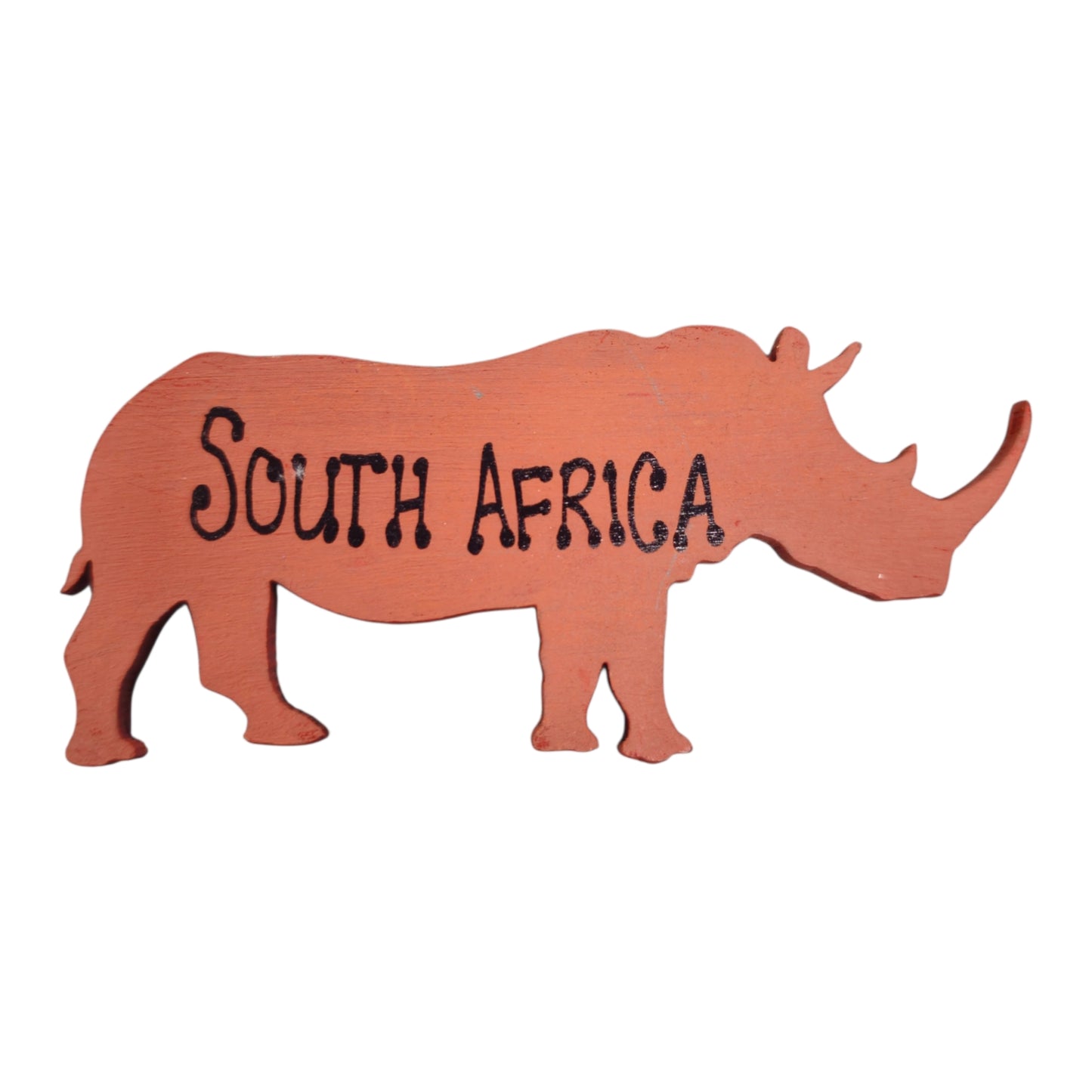 Hand-Painted Rhino Magnet
