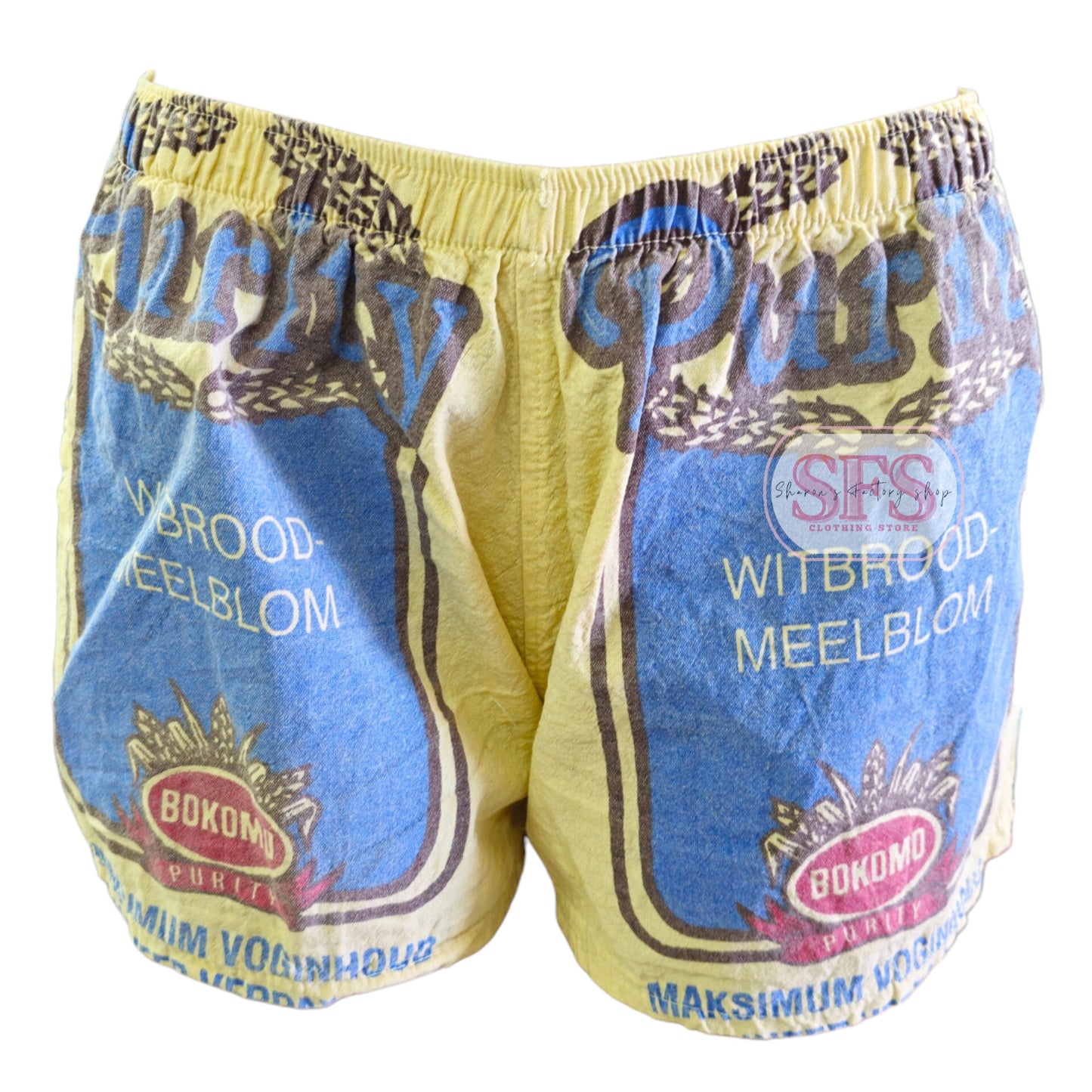 Flourbag Supa Shorts Pale Yellow