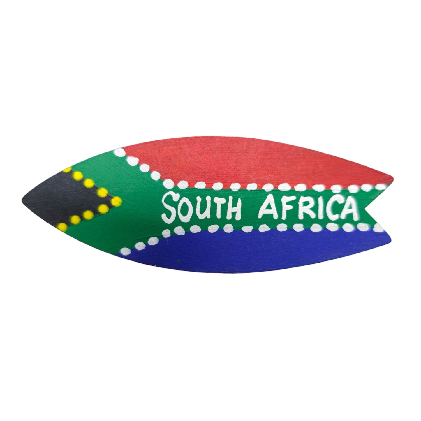 South African Flag Surfboard Magnet