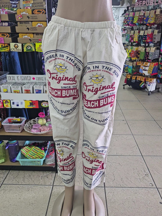 Off white beach bums Flour Bag Cargos