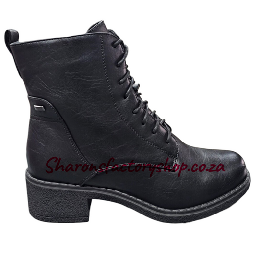 663-1 Fashion Short Black Boot