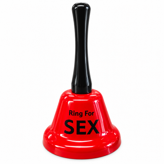 Novelty “Ring For Sex” Hand Bell | Gag Gift