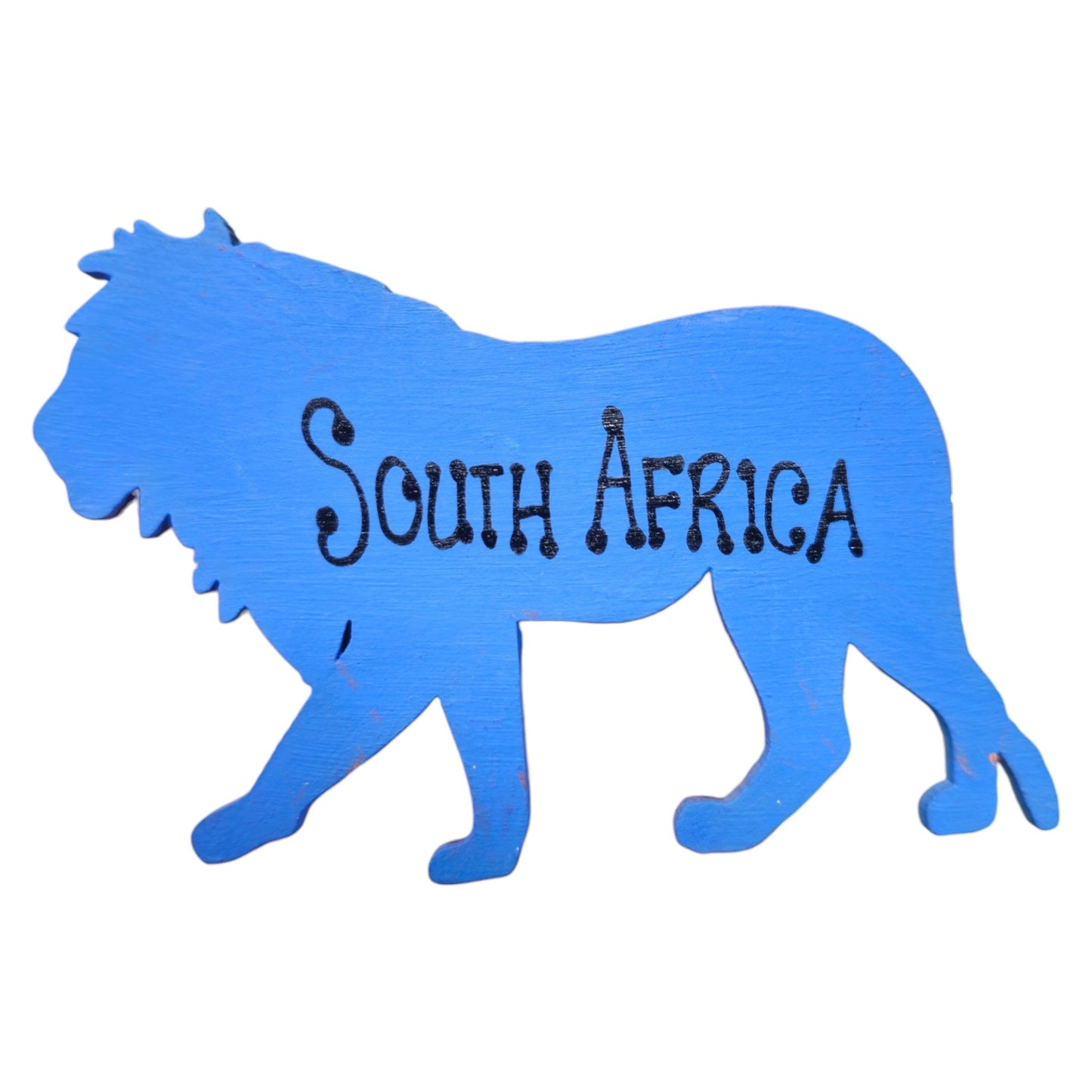 Hand-Painted Lion Magnet