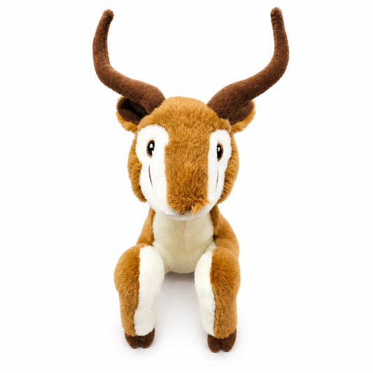 Leaping Springbok Plush 35cm - Sharon's Factory Shop