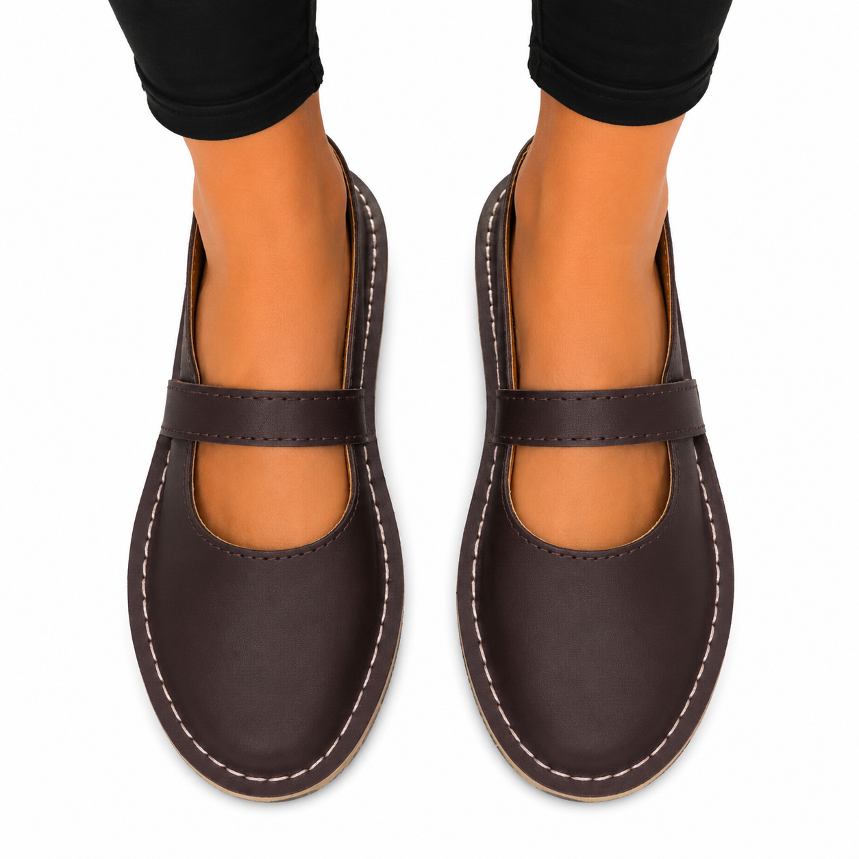 Burnt Chocolate Vellie Pumps