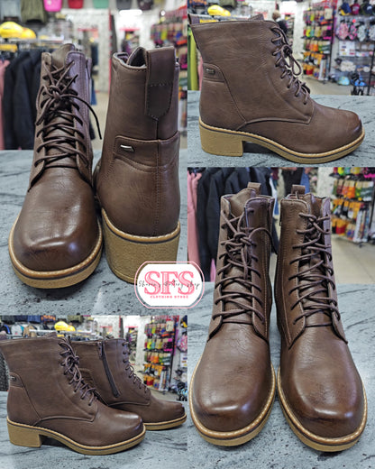 Fashion Ankle Boot Brown