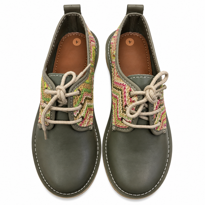 Green Lace Up Veldskoen | Vellies