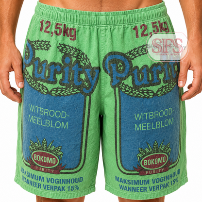 Teal Unisex Flourbag Baggies | Meelbroeke