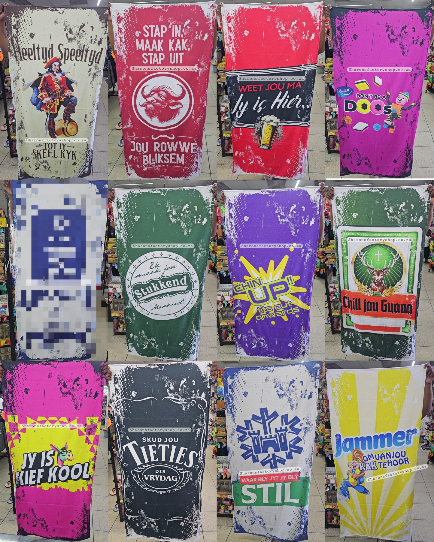 Cheeky Spaza Large Beach Towels