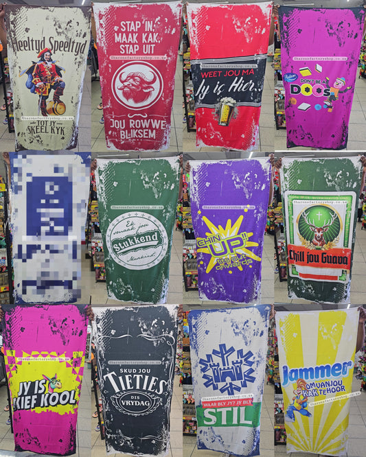 Cheeky Spaza Large Beach Towels